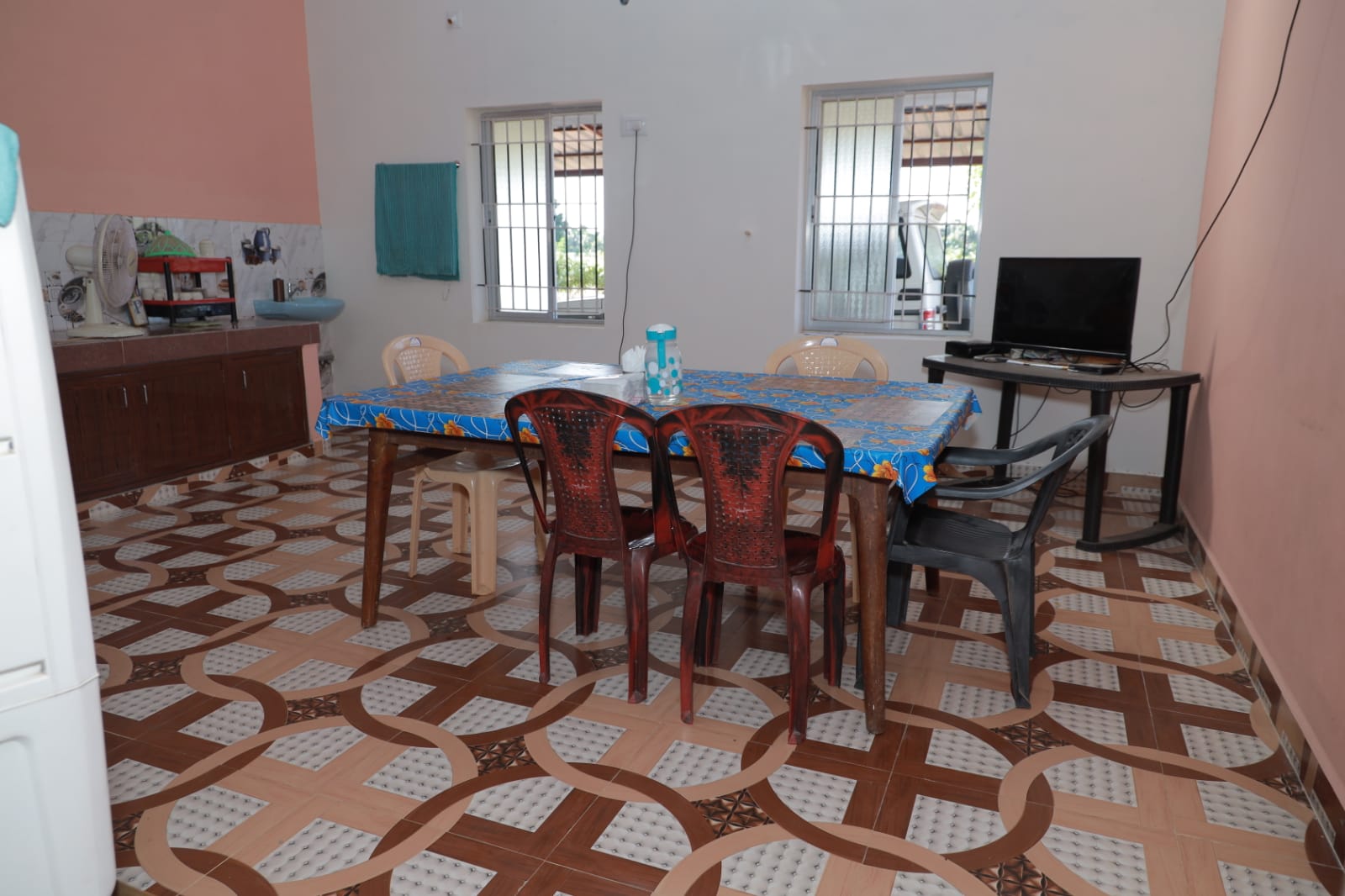 Comfortable resident dining room and recreation hall